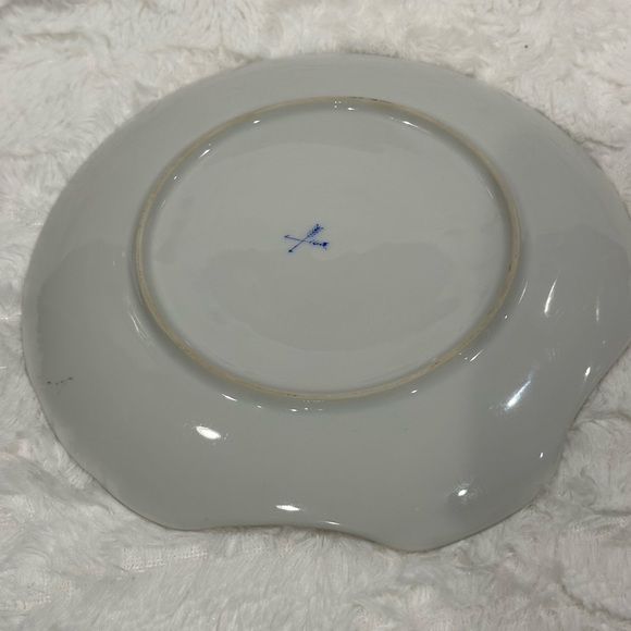 Antique Kalk Germany Porcelain Tea Cups And Saucers Set Of 2 - Picture 10 of 10